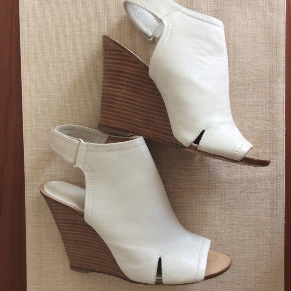 Rag & Bone Wembley Peep-Toe Wedge Bootie Sz-10/40 - Picture 4 of 8